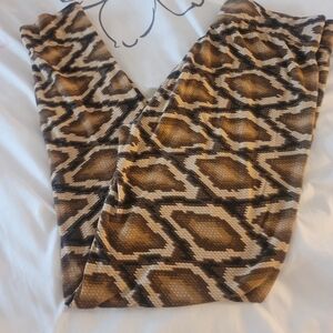 Snake Print Leggings